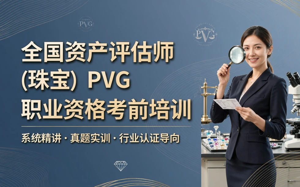 全国资产评估师（珠宝）PVG职业资格考前培训课程