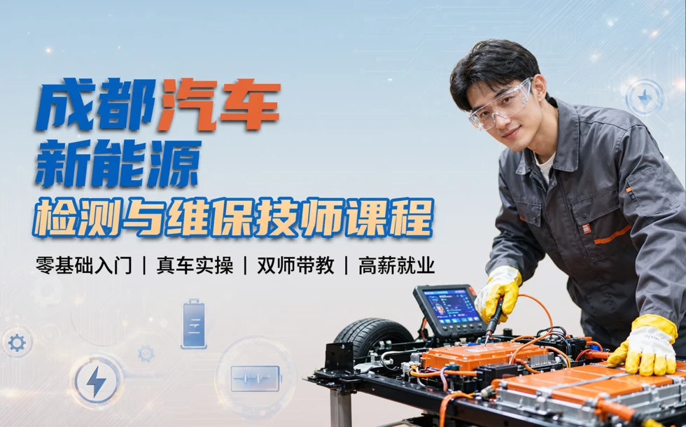 成都汽车新能源检测与维保技师课程