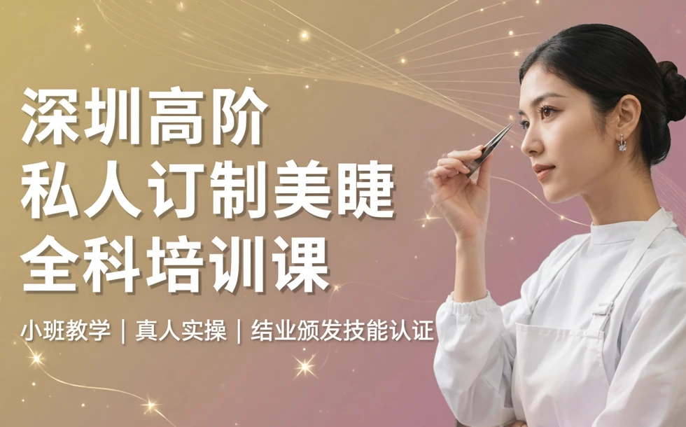 深圳高阶私人订制美睫全科培训课