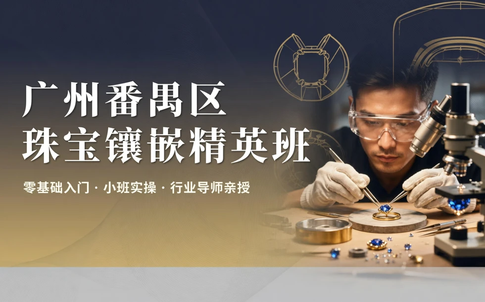广州番禺区珠宝镶嵌精英班