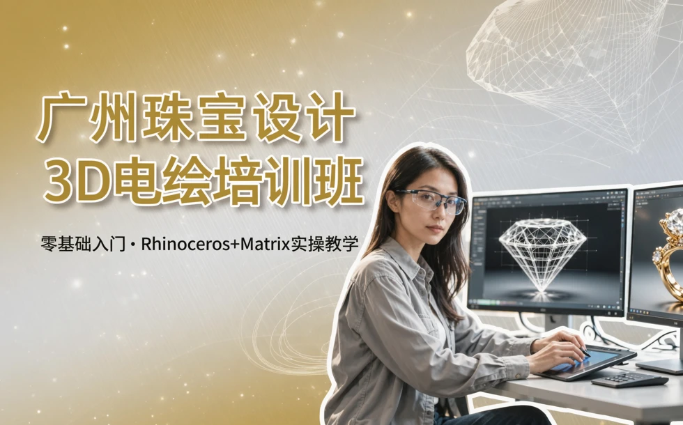 广州珠宝设计3D电绘培训班