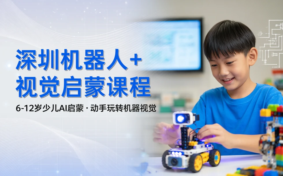 深圳机器人+视觉启蒙培训课程