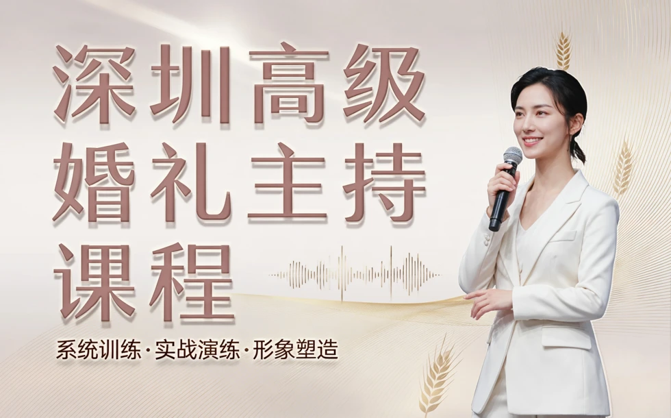 深圳高级婚礼主持课程