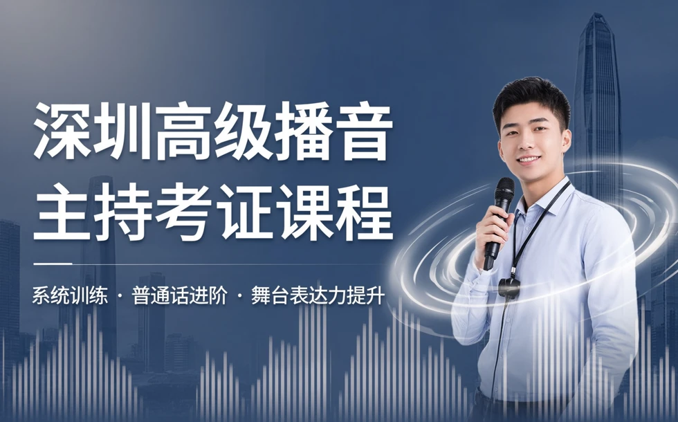 深圳高级播音主持考证课程