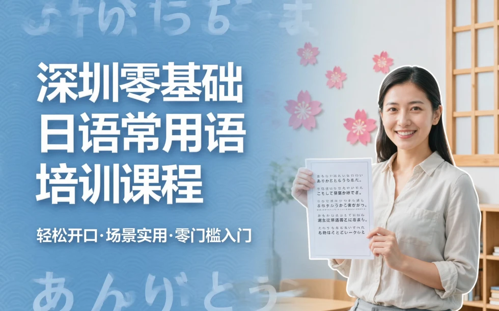 深圳零基础日语常用语培训课程