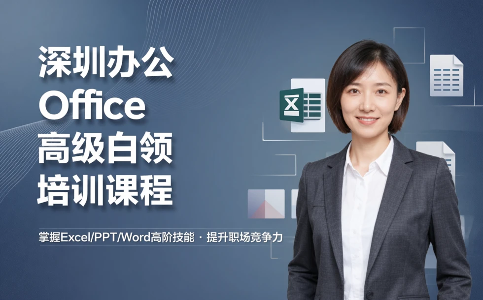 深圳办公office高级白领培训课程