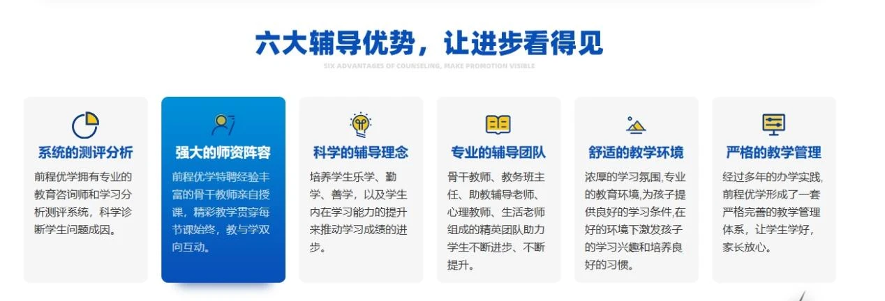 学校优势展示