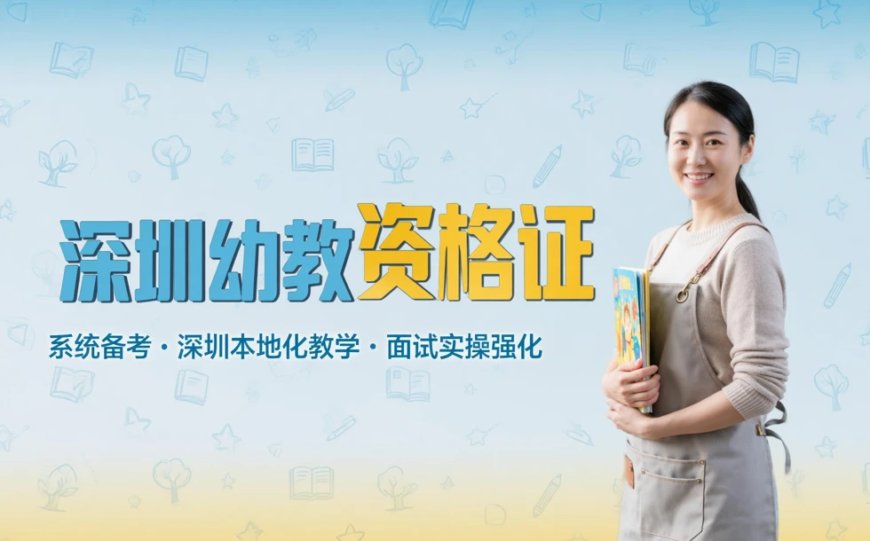 深圳幼儿教师资格证培训课程