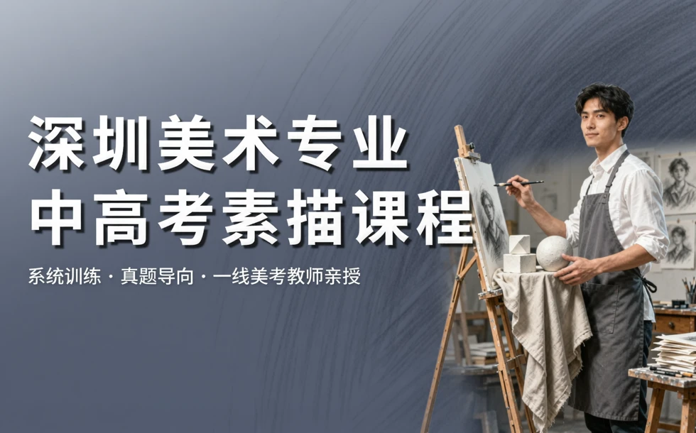 深圳美术专业中高考素描课程