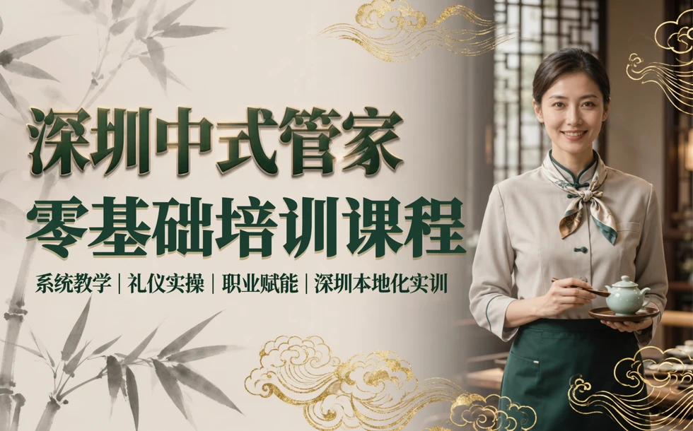 深圳中式管家零基础培训课程