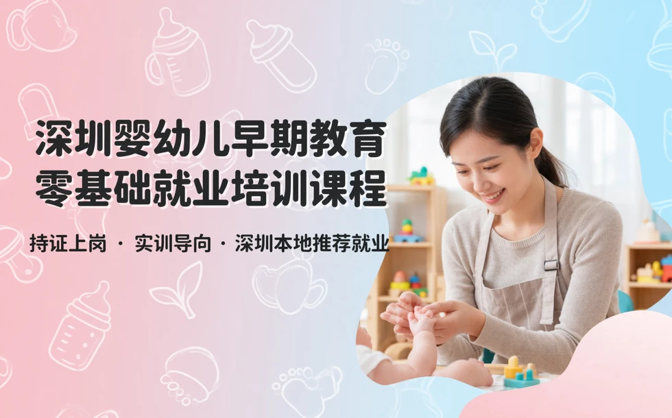 深圳婴幼儿早期教育零基础就业培训课程