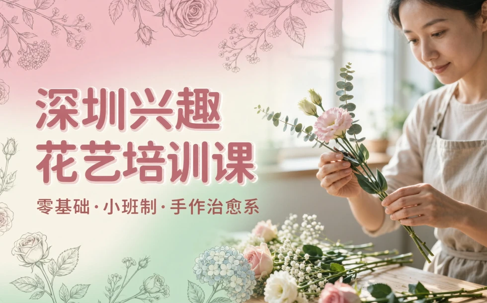 深圳兴趣花艺培训课