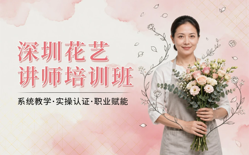 深圳花艺讲师培训班
