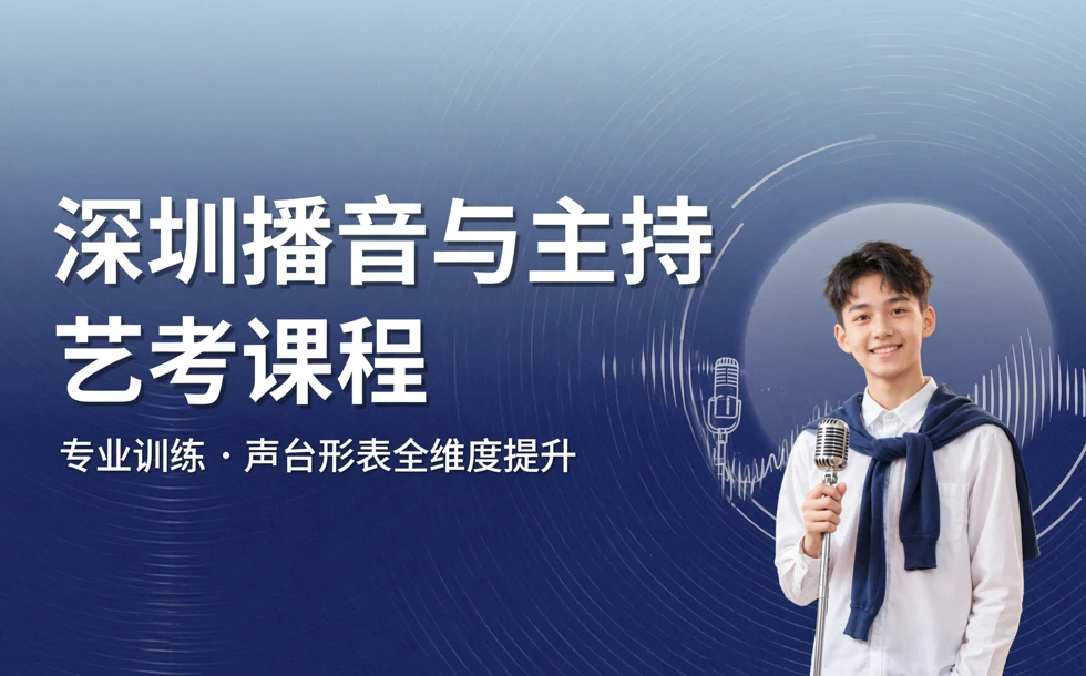 深圳播音与主持艺考课程