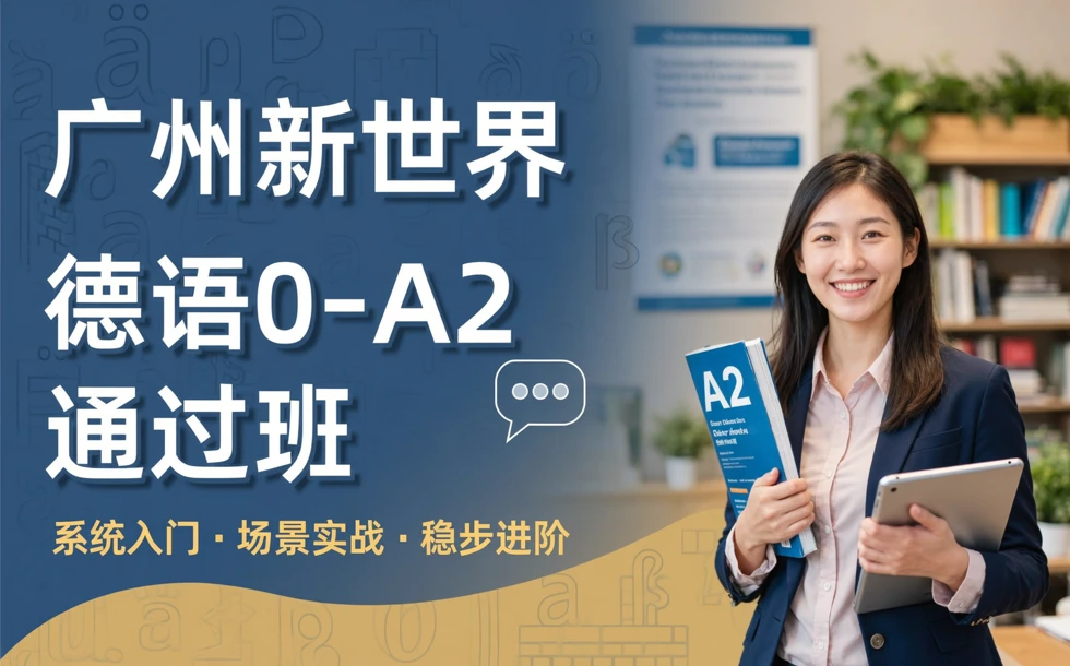 广州新世界德语0-A2通过班