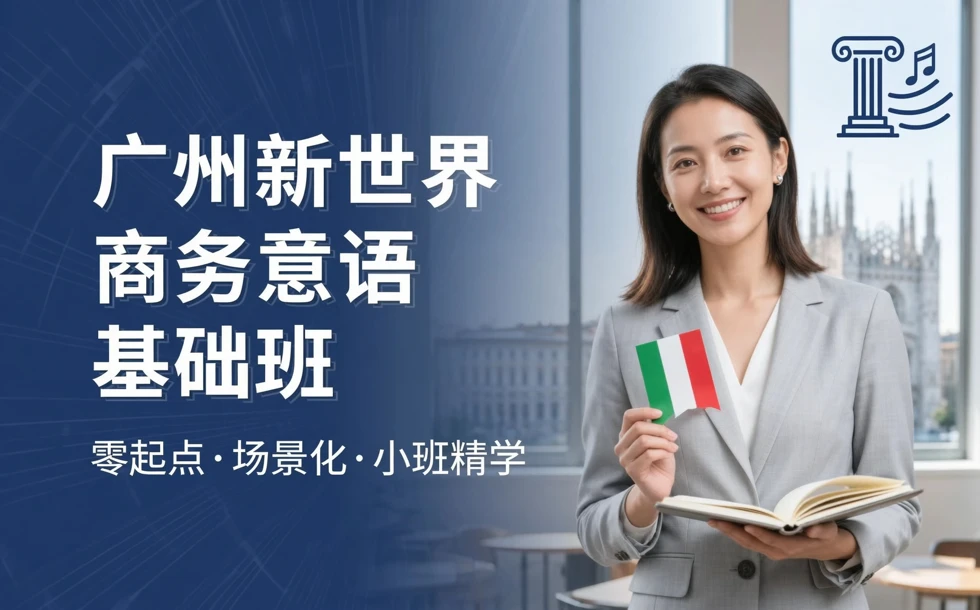 广州新世界商务意语基础班