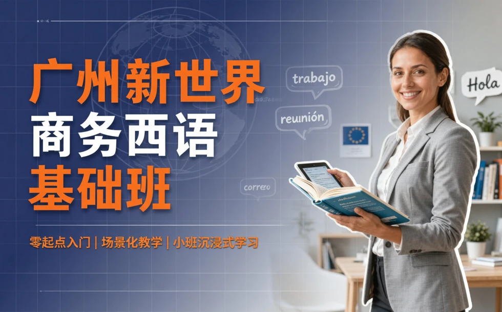 广州新世界商务西语基础班