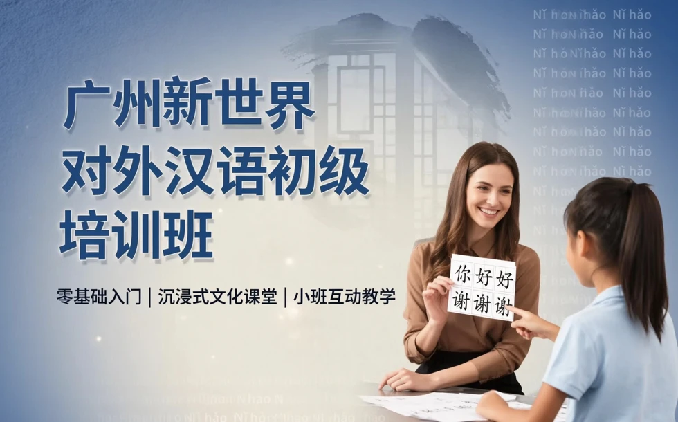 广州新世界对外汉语初级培训班