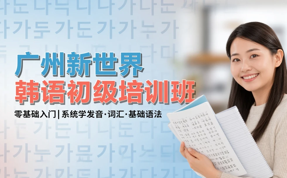 广州新世界韩语初级培训班