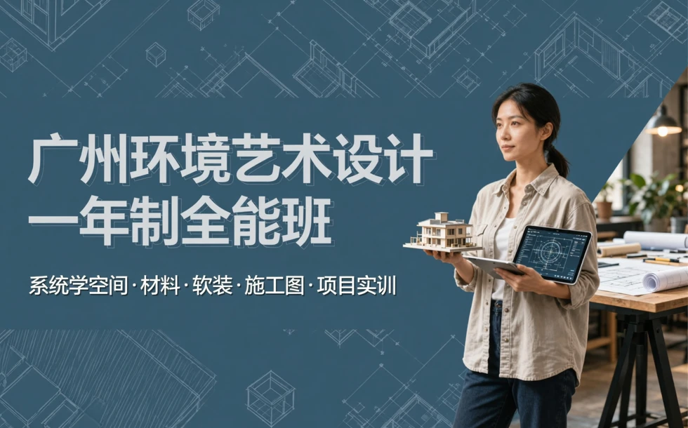 广州环境艺术设计一年制全能班