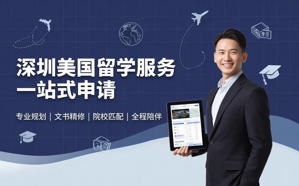 深圳美国留学服务一站式申请