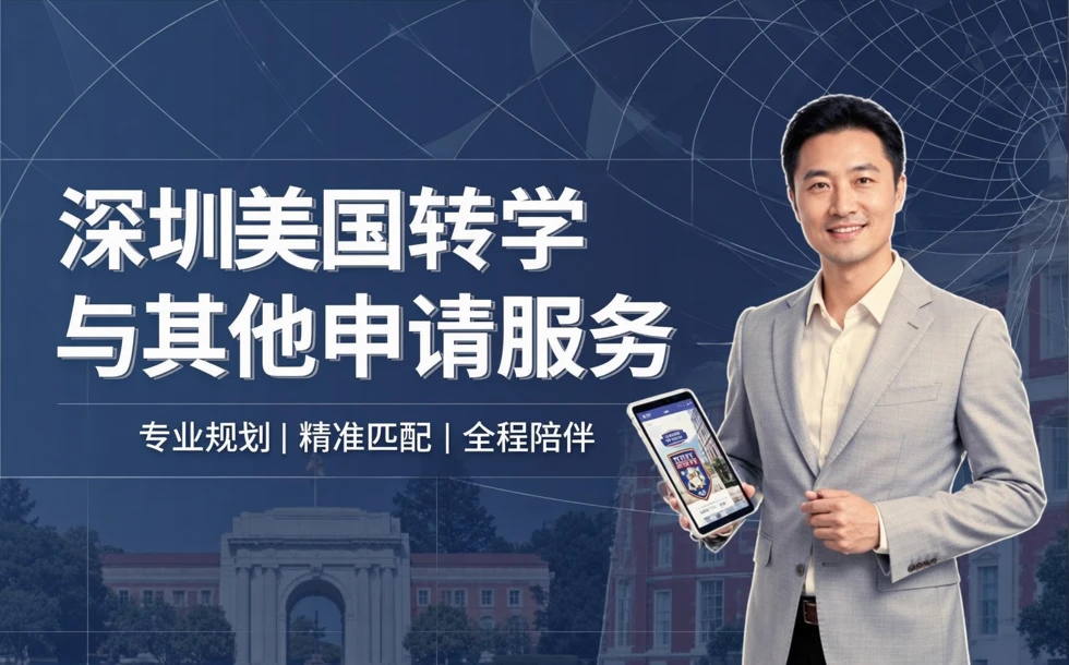深圳美国转学与其他申请服务