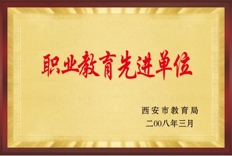 职业教育先进单位