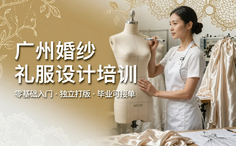 广州婚纱礼服设计培训