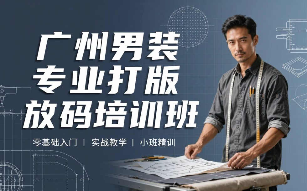 广州男装专业打版放码培训班