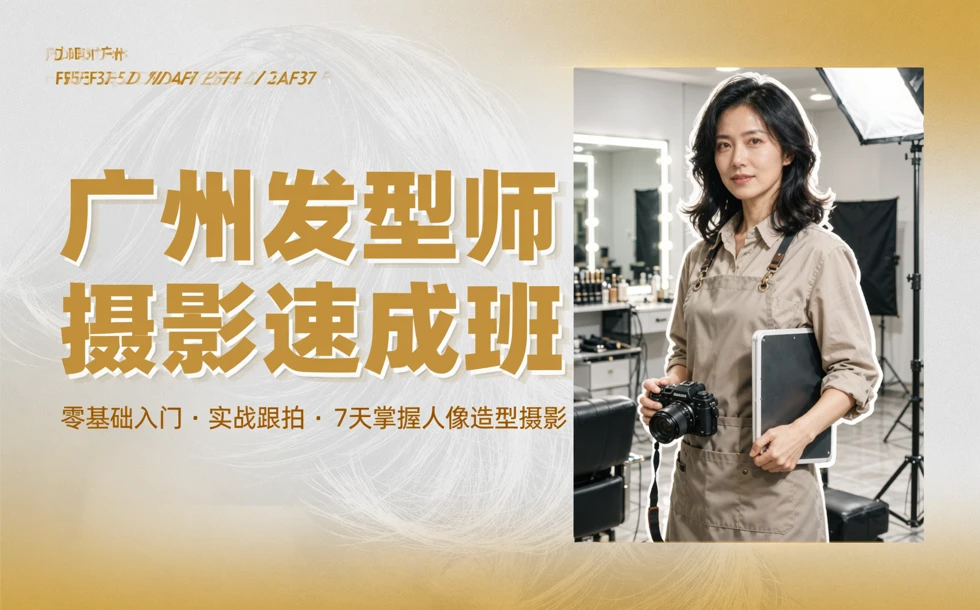 广州发型师摄影速成班