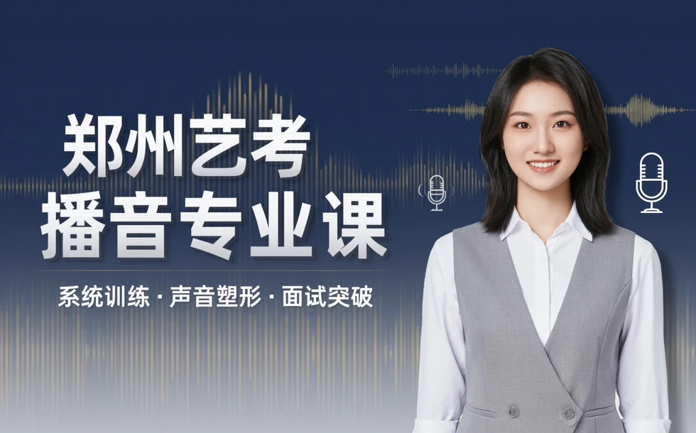 郑州艺考播音专业精品课程