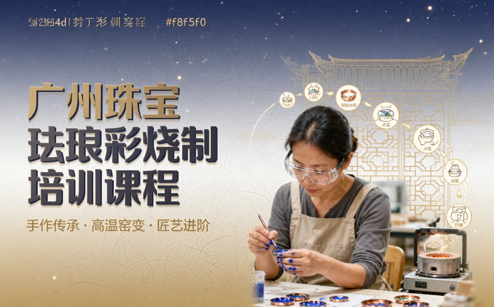 广州珠宝珐琅彩烧制培训课程