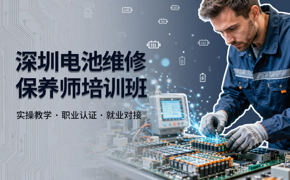 深圳电池维修保养师培训班
