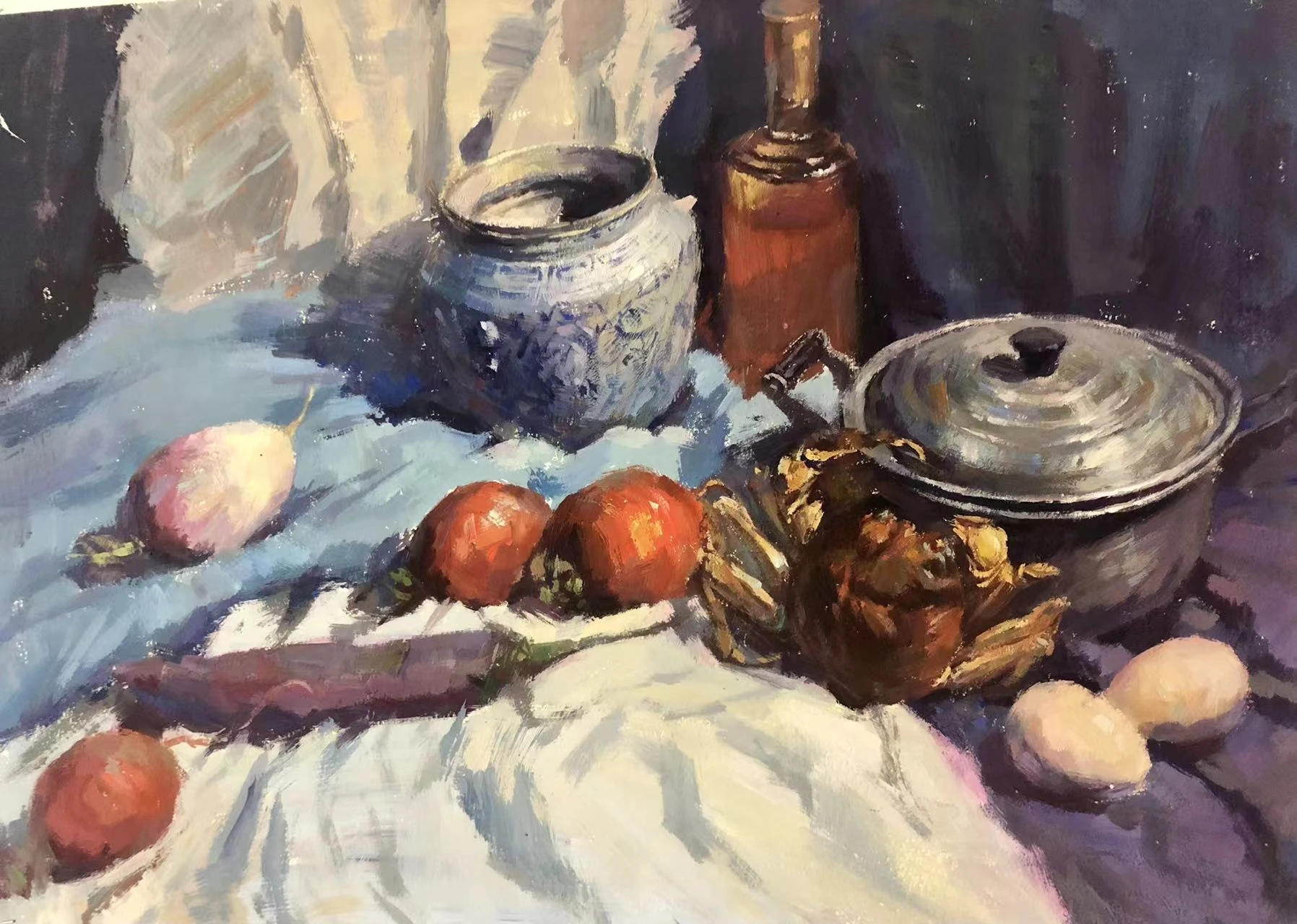 教师静物色彩作品