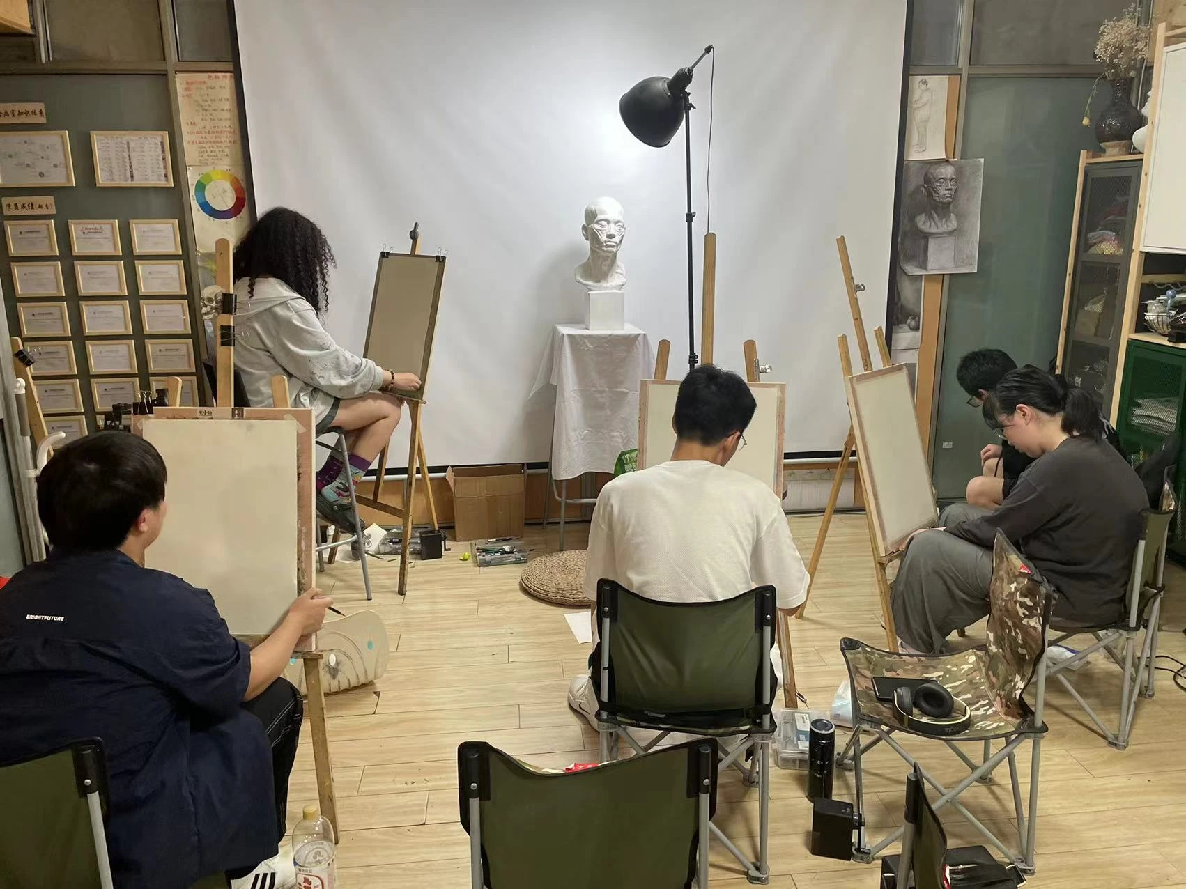 素描石膏写生